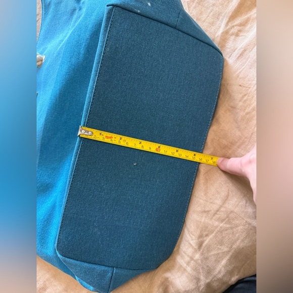 Porto Vino NWT insulated Canvas tote wine bag blue - Picture 5 of 5